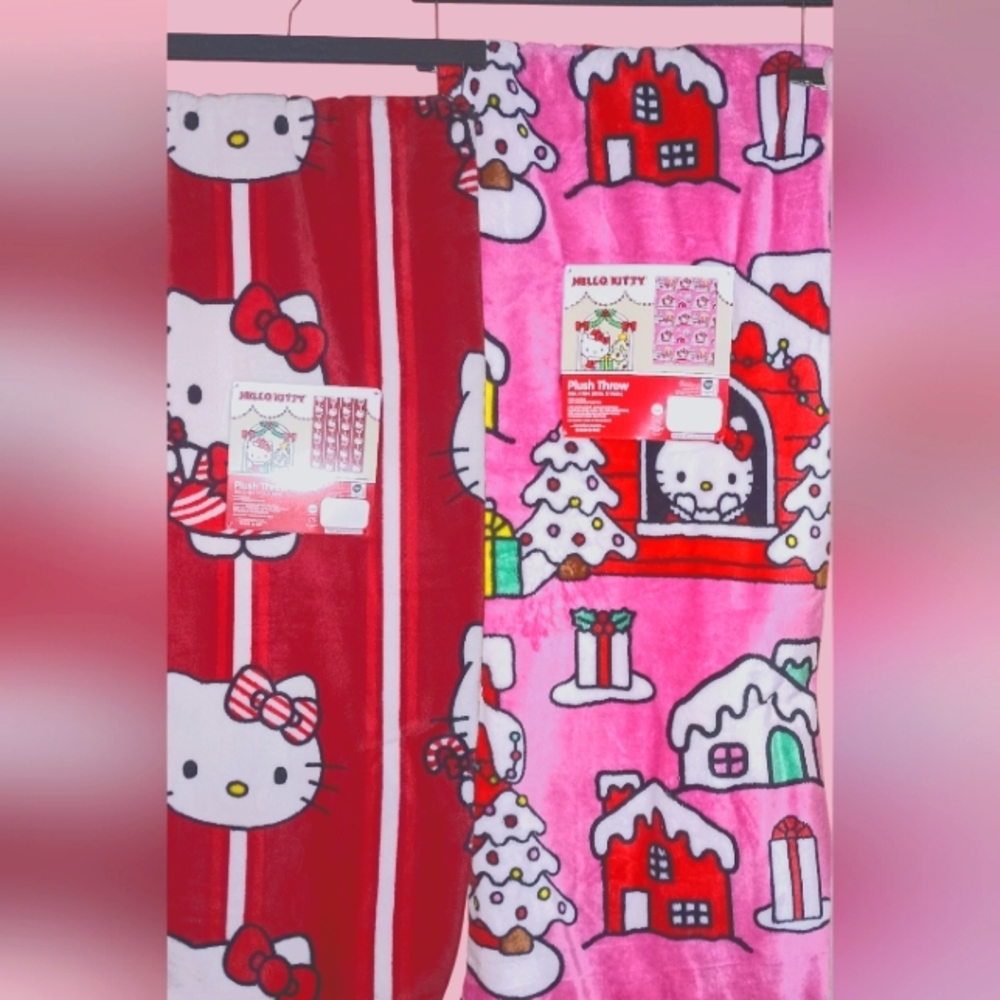 Hello Kitty Christmas Blankets